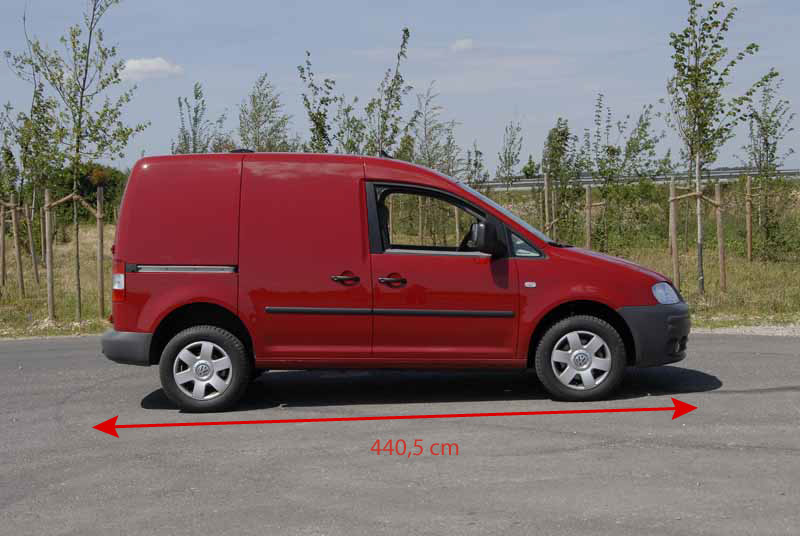 Vw caddy abmessungen